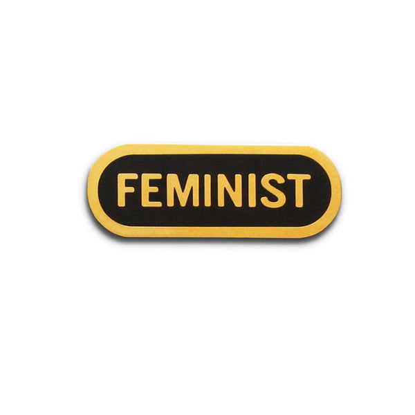 Feminist | Gold Enamel Pin