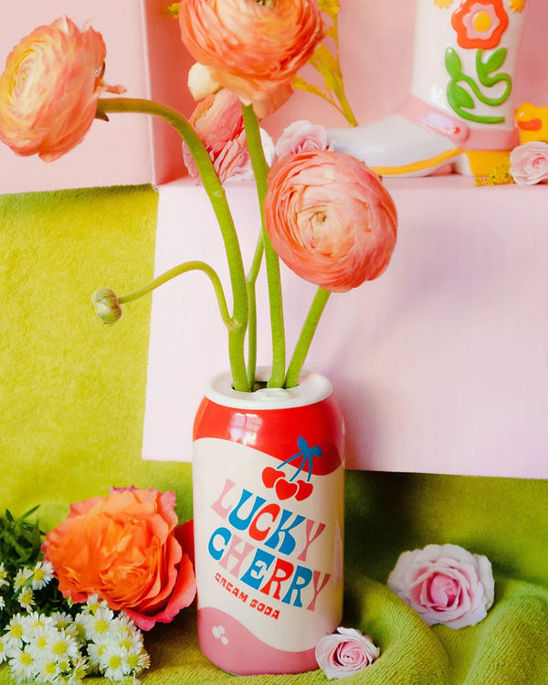 Lucky Cherry Cream Soda | Vase