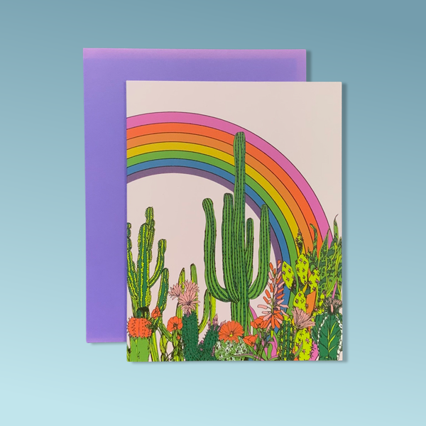 Rainbow Cactus | Card