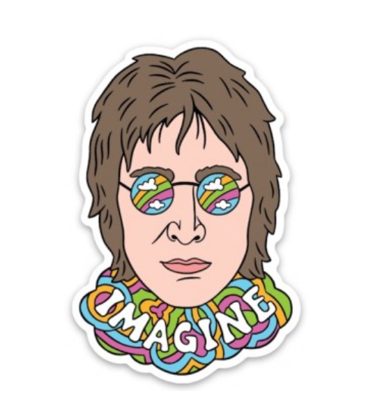 John Lennon Sticker