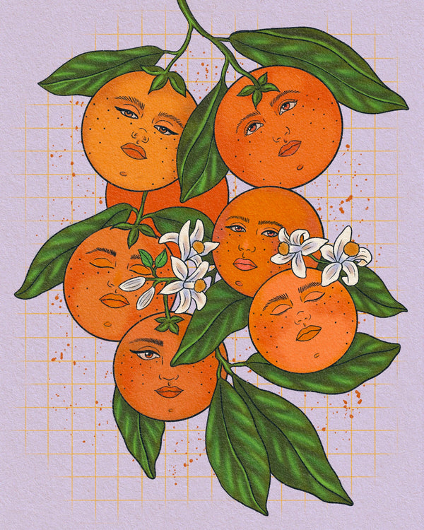 Print | Orange Gals