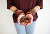 Bracelet | Roll-On, Garnet