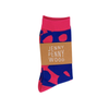 Socks | Dottie in Blue Raspberry
