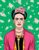 Card | Frida Pink Florals, Blank