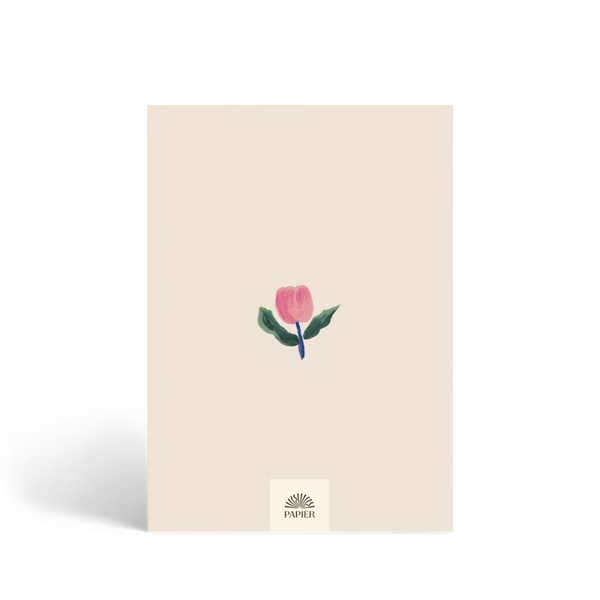 Tulip Vase A5 Hardcover Guided Wellness Journal