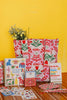 Tote |  Quilted Pink Tile, Floral