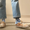 Socks | Darby in Steele Blue & Midnight