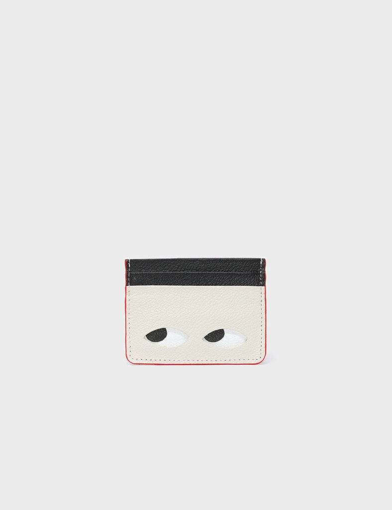 Leather Cardholder | Eyes Engraved, Filium Cream
