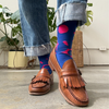 Socks | Dottie in Blue Raspberry