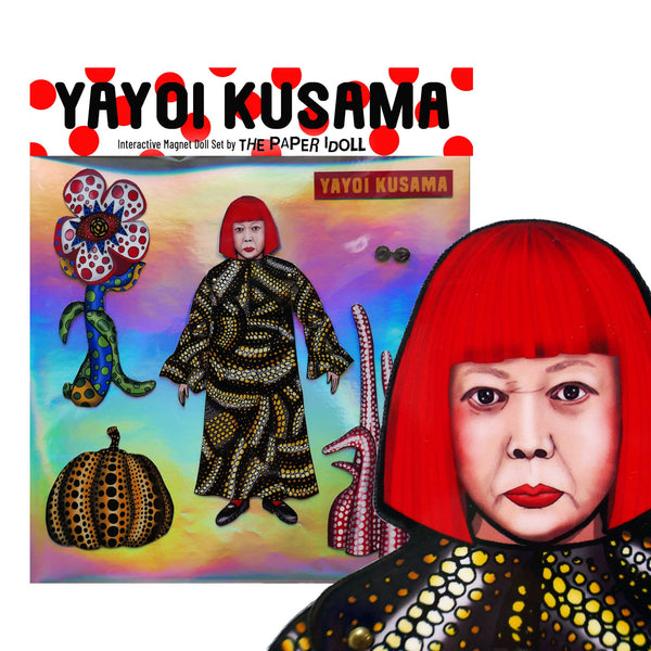 Posable fridge magnet Yayoi Kusama | Contemporary Artist