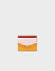 Leather Cardholder |  All Over Eyes Embroidery, Felix Tuffet and Golden Glow