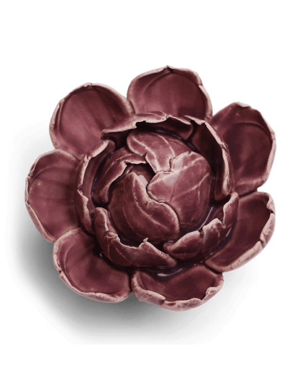 Ceramic Flower Wall Art | Peony Purple