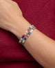 Bracelet | Set/3 Miyuki Tila (Aqua/Orange)