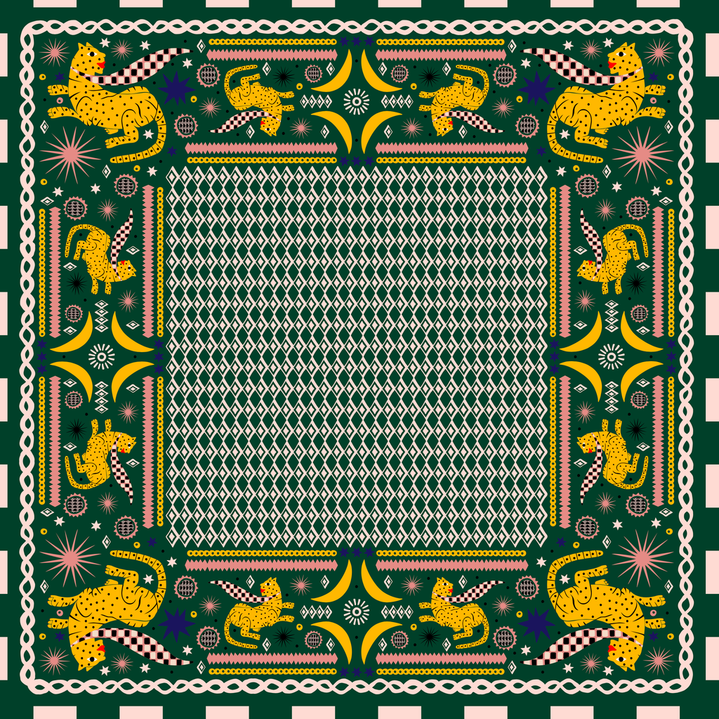 Scarf | Cheetah N0.3 Wool