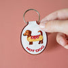 Keychain | Hot Dog Embroidered