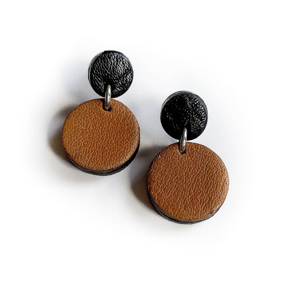 Earrings | E107 Leather