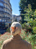 Hand-painted Emperor Silk Moth Claw Hair Clip | Eco-Friendly
