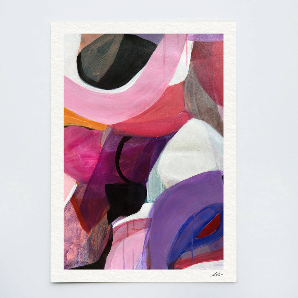 Print | Vibrant Red and Purple – "Eros"