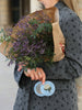 Hand-painted Hydrangea Compact Mirror | Eco-Friendly