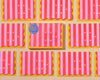 NC Set | Thank You, Stripe Red/Pink