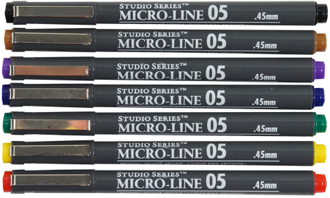 Studio Series Color Micro-Line Pen Set (Set of 7)