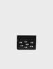 Leather Cardholder | All Over Eyes Embroidery, Filium Black