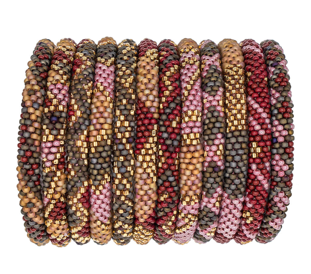Bracelet | Roll-On, Garnet