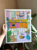 Tea Time Art Print: 5x7 inch Mini Print