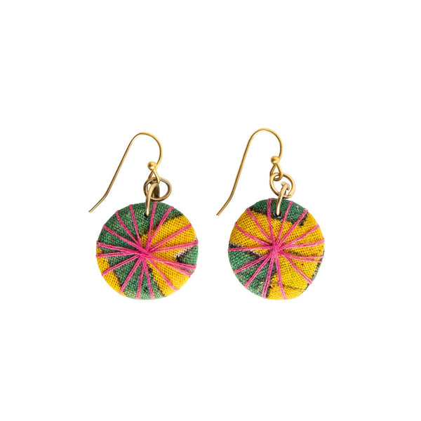 Earrings | Kantha Threadburst Solo