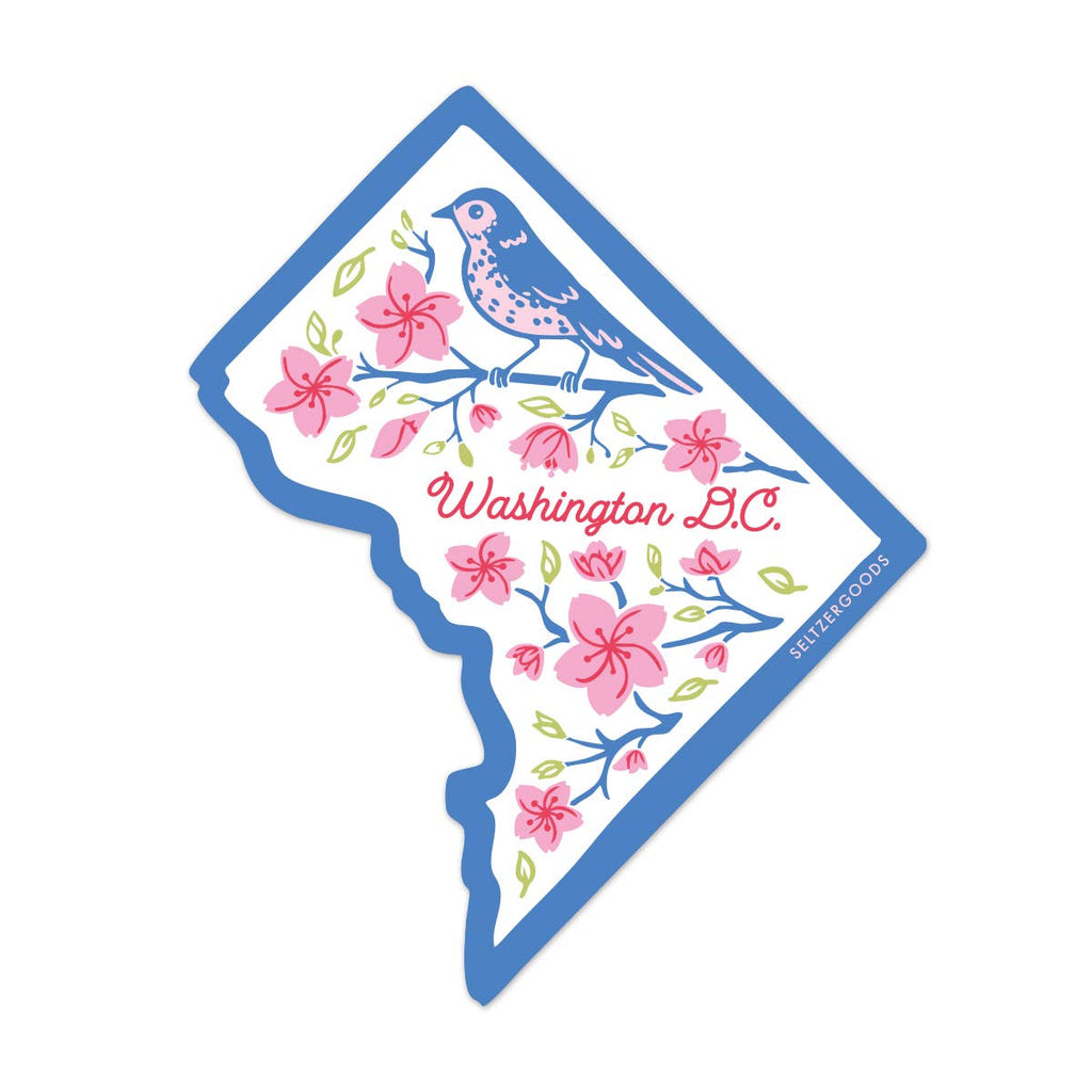 Sticker | DC Map Blossom