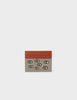 Leather Cardholder |  All Over Eyes Embroidery, Felix Tuffet and Golden Glow