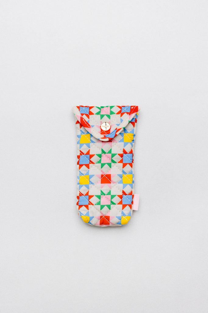 Sunglass Case| Quilted Blocks