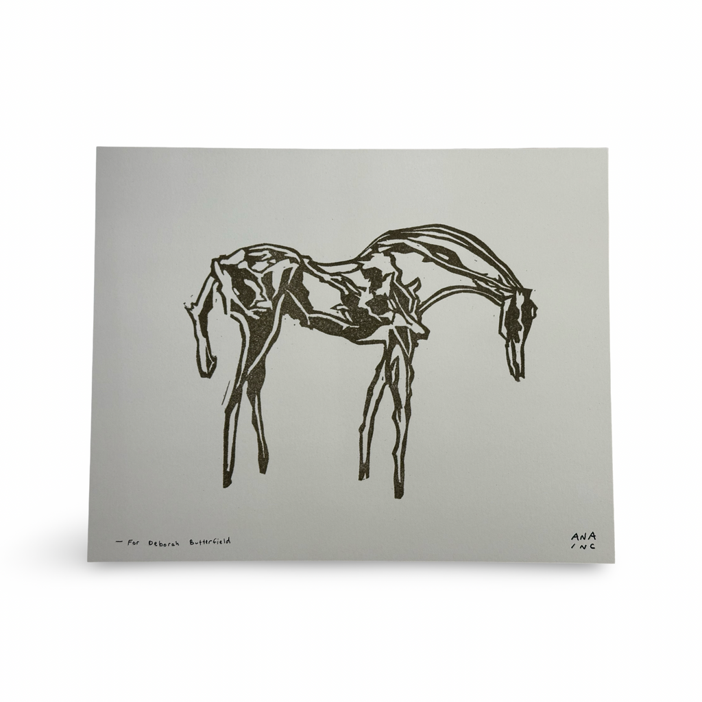 Print | For Deborah Butterfield, 8x10