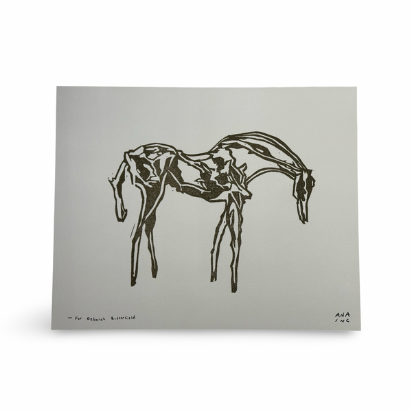 Print | For Deborah Butterfield, 8x10