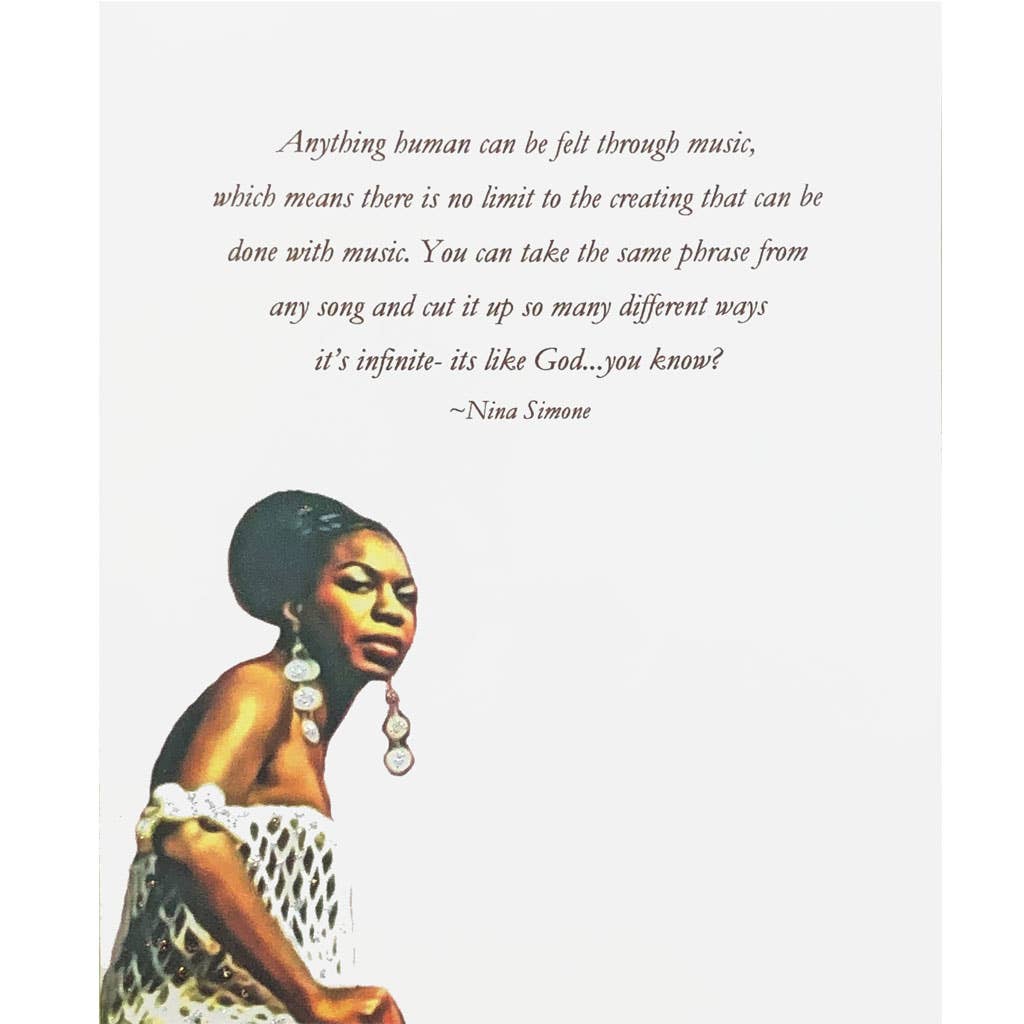 Card | Nina Simone Quote