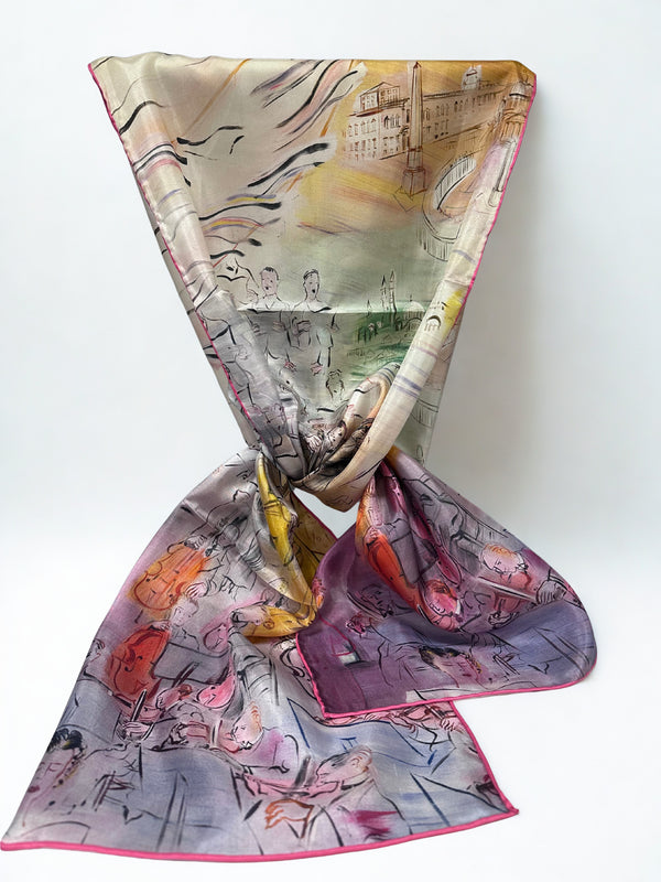 Habotai Silk Scarf | Dufy Orchestra