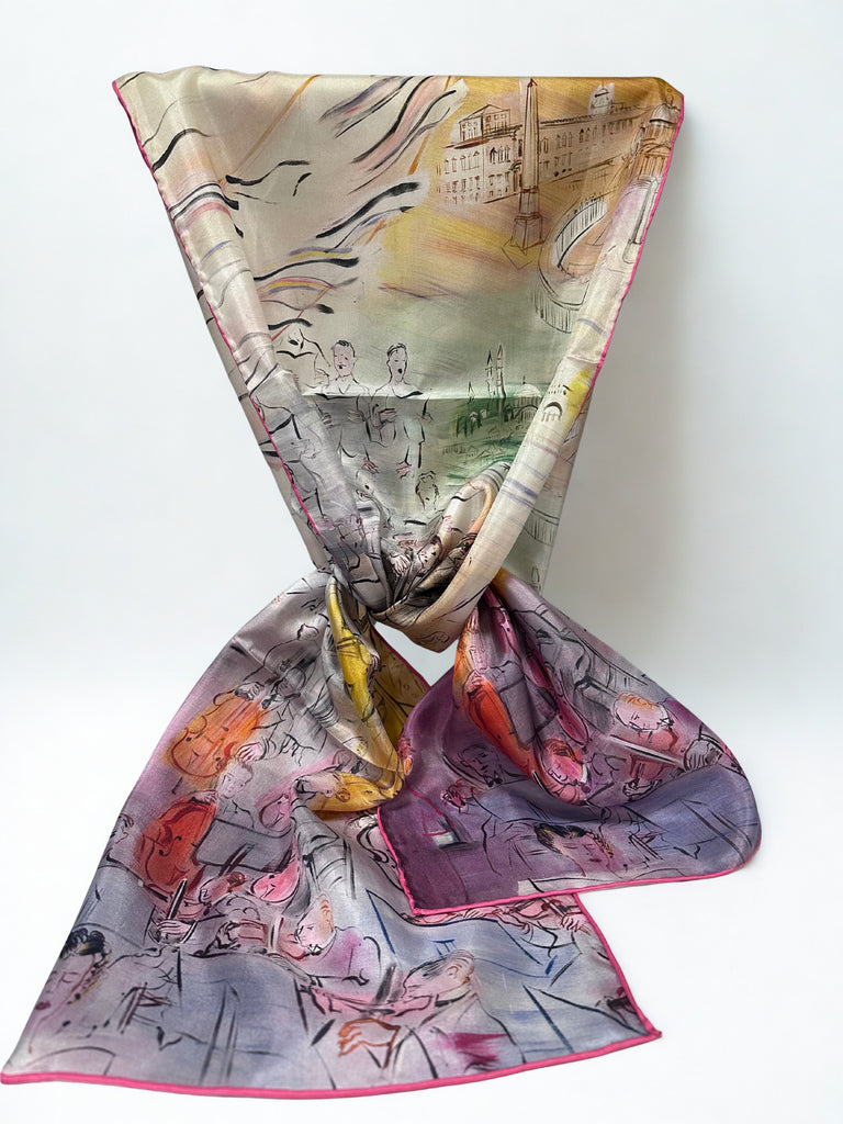 Habotai Silk Scarf | Dufy Orchestra