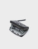 Leather Zip Around Wallet | Eyes Embroidery, Frodo Black
