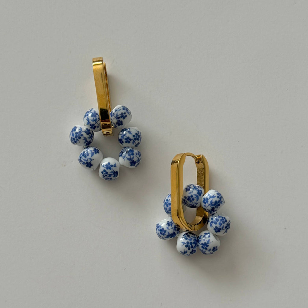 Earrings | Lujain Charm - Blue