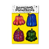 Yayoi Kusama Inspired Magnet Set Dancing Pumpkins
