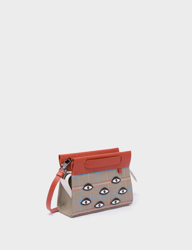 Micro Crossbody | Tuffet Brown Leather