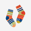 Slipper Socks | Patchwork Stripe