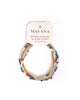 Bracelet | Set/3 Miyuki Tila (Aqua/Orange)
