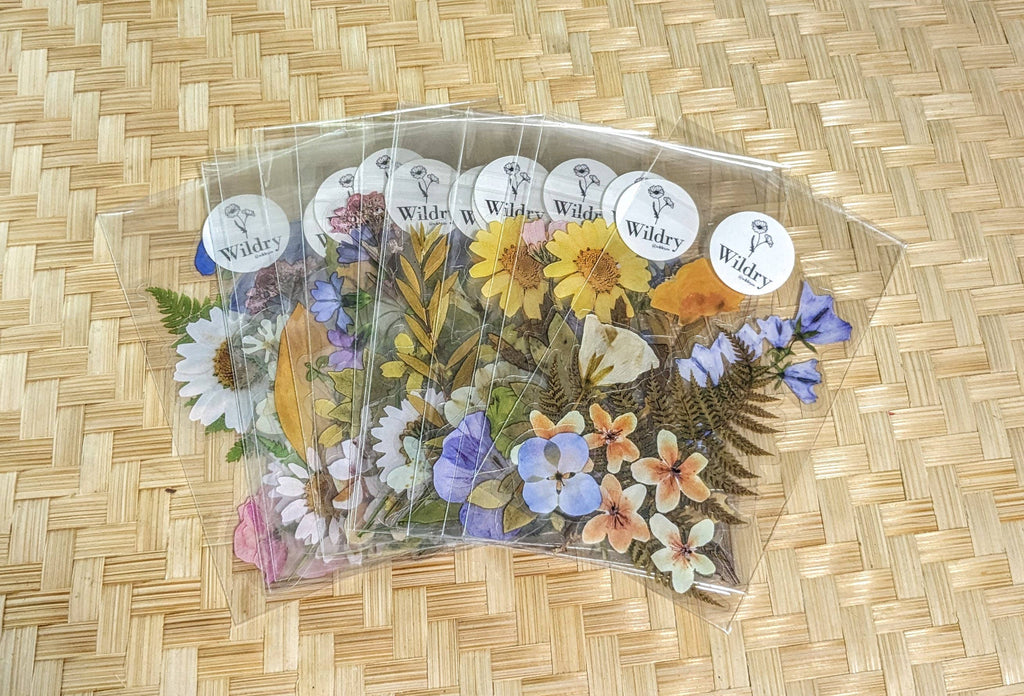 Sticker Packs | Pressed Flower