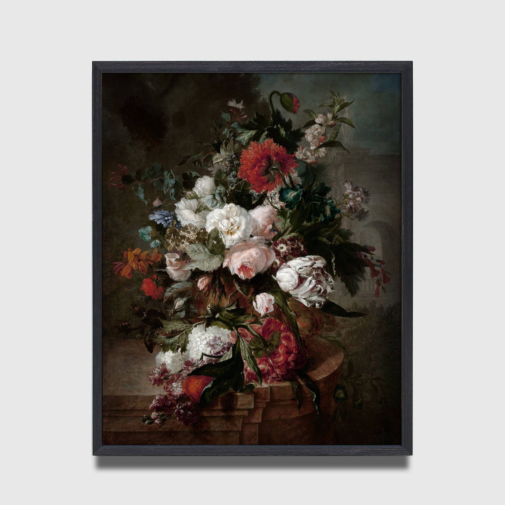 Print | Dutch Still life Pale Floral