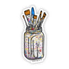 Sticker | Jar of Paint Brushes - Waterproof