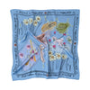 Scarf | New York in Sketches - Silk - Blue