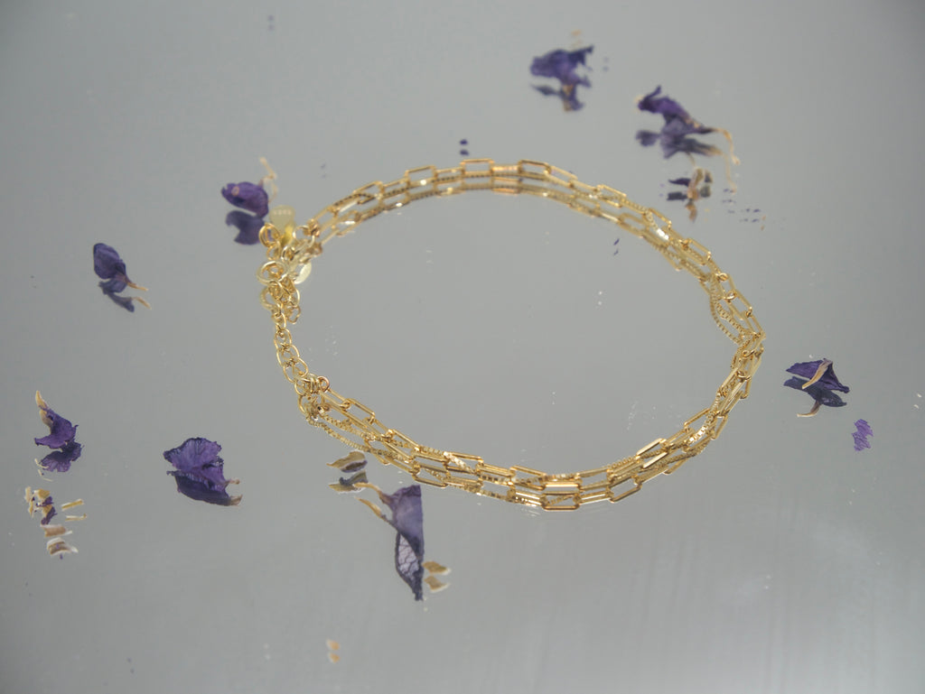 Connect Bracelet | Polish Gold