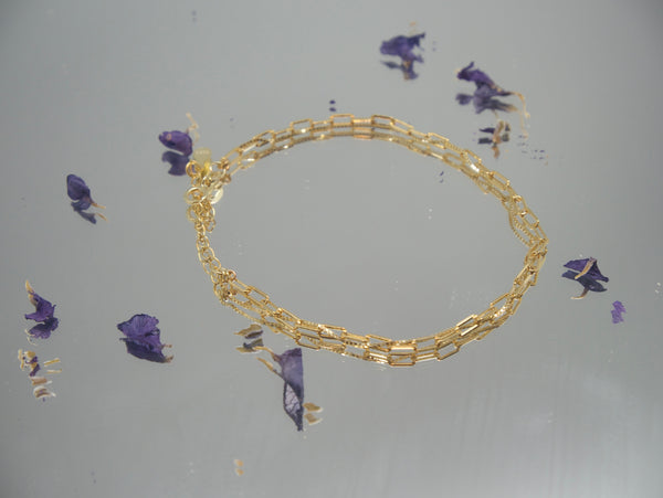 Connect Bracelet | Polish Gold