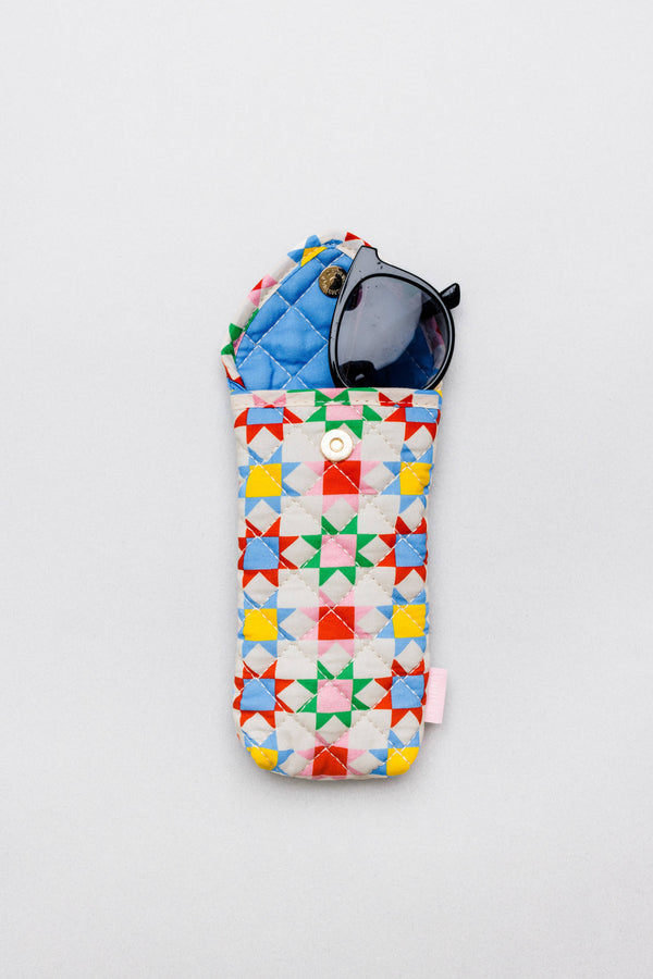Sunglass Case| Quilted Blocks